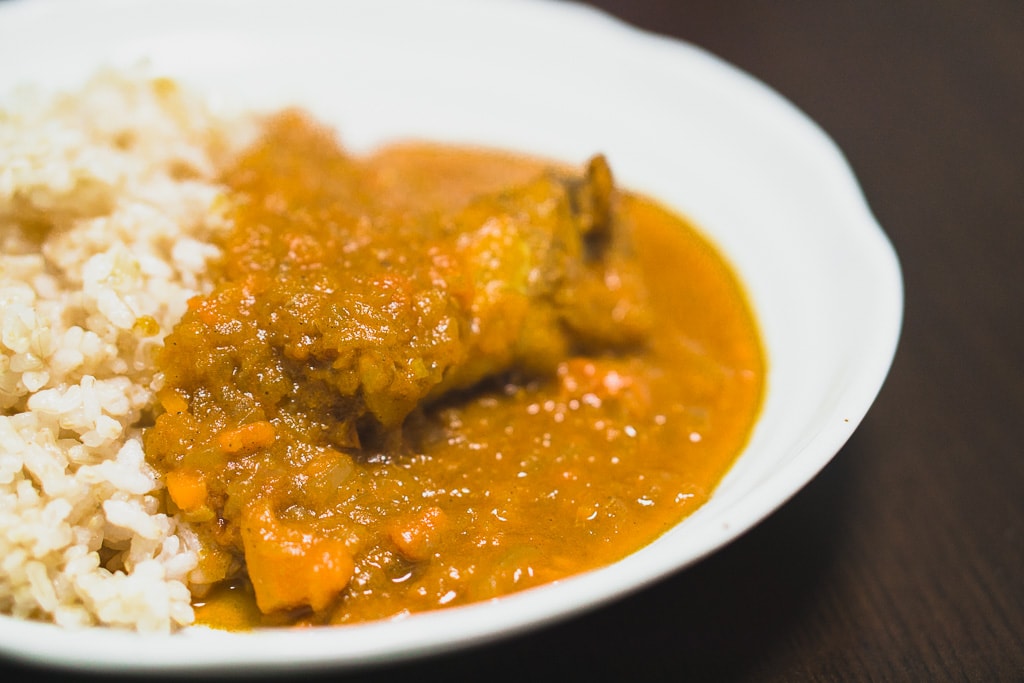 チキンカレーいただきます