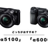 【徹底比較】ソニー「α6000」と「α5100」どっちにするべき？ぼくはα5100を選びました！