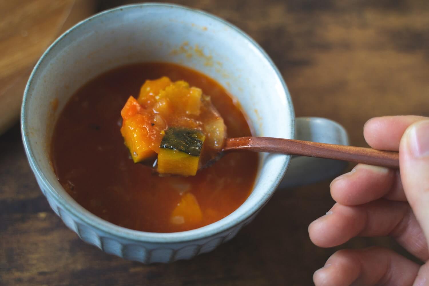 野菜を食べる「ミネストローネ」