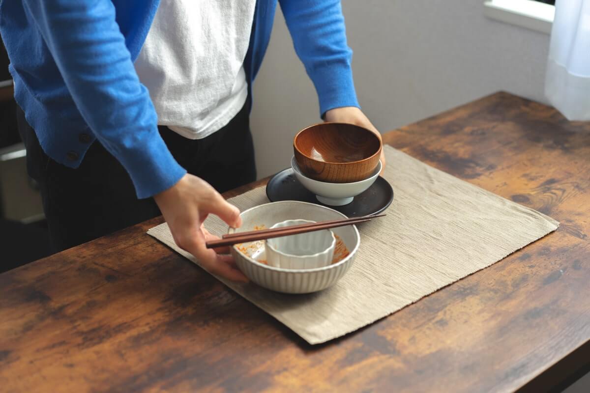 食器などの洗い物が出る