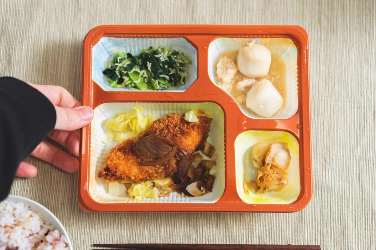 サーモンフライ弁当